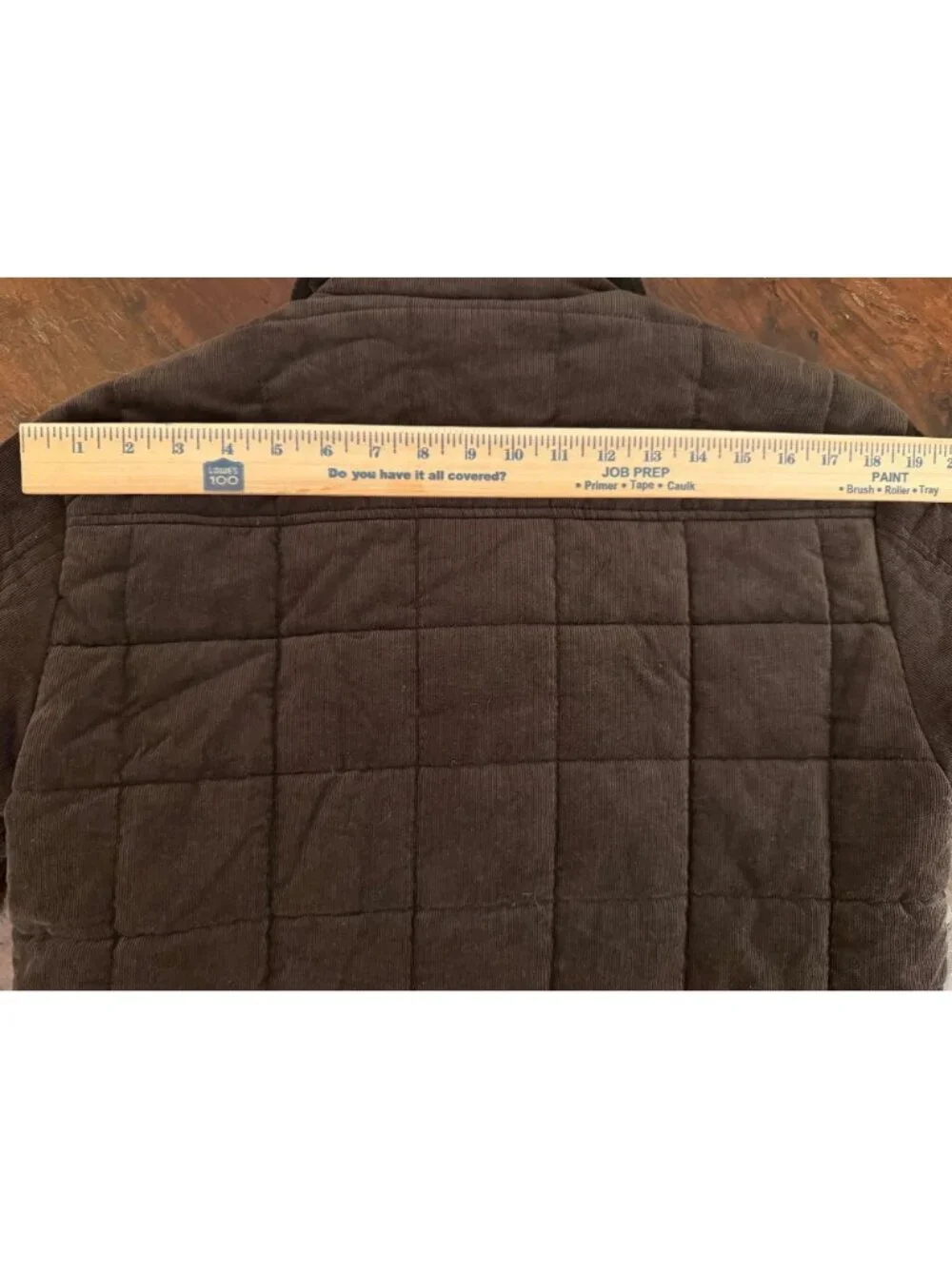 Banana Republic Quilted Corduroy Jacket‎ Brown Snap Front Shirt Jacket Men's Sm